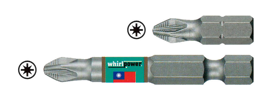 Набор насадок бит для шуруповерта 1/4" L=25 мм   Whirlpower